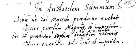InAristotelem