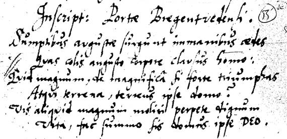 InscriptioPortaeBregentvedensi